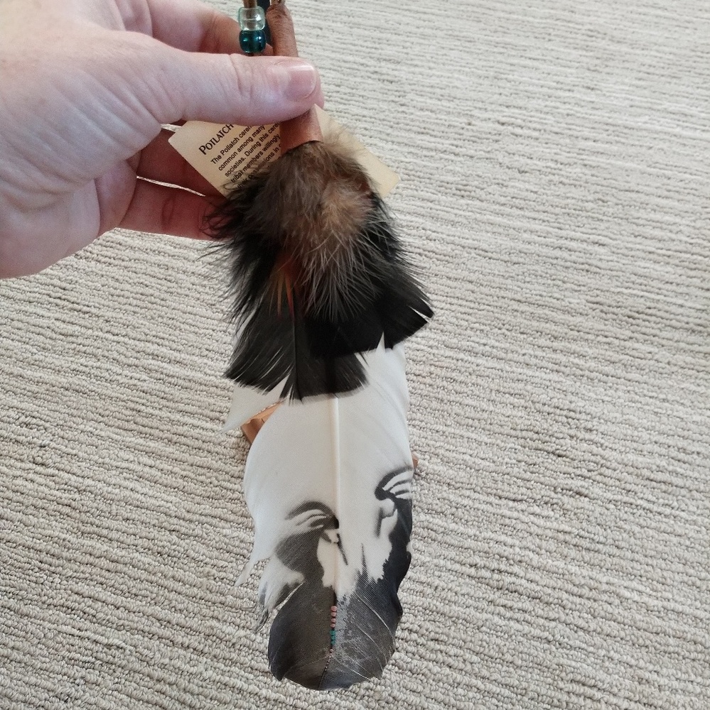 Potlatch Feather with stand